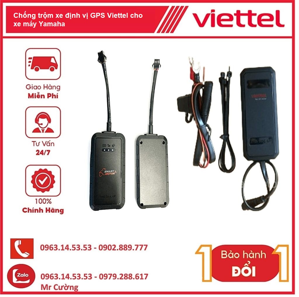 Lắp khóa chống trộm Smart Motor Viettel cho xe Yamaha